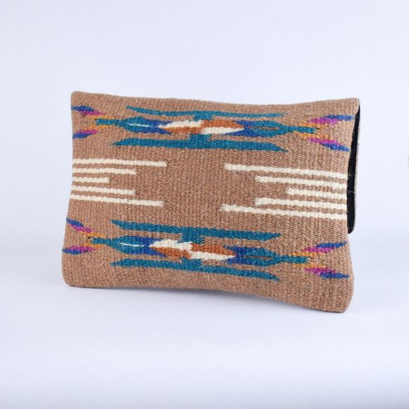 Southwest Boho Clutch Purse Chimayo Tan - Picture 2 of 3
